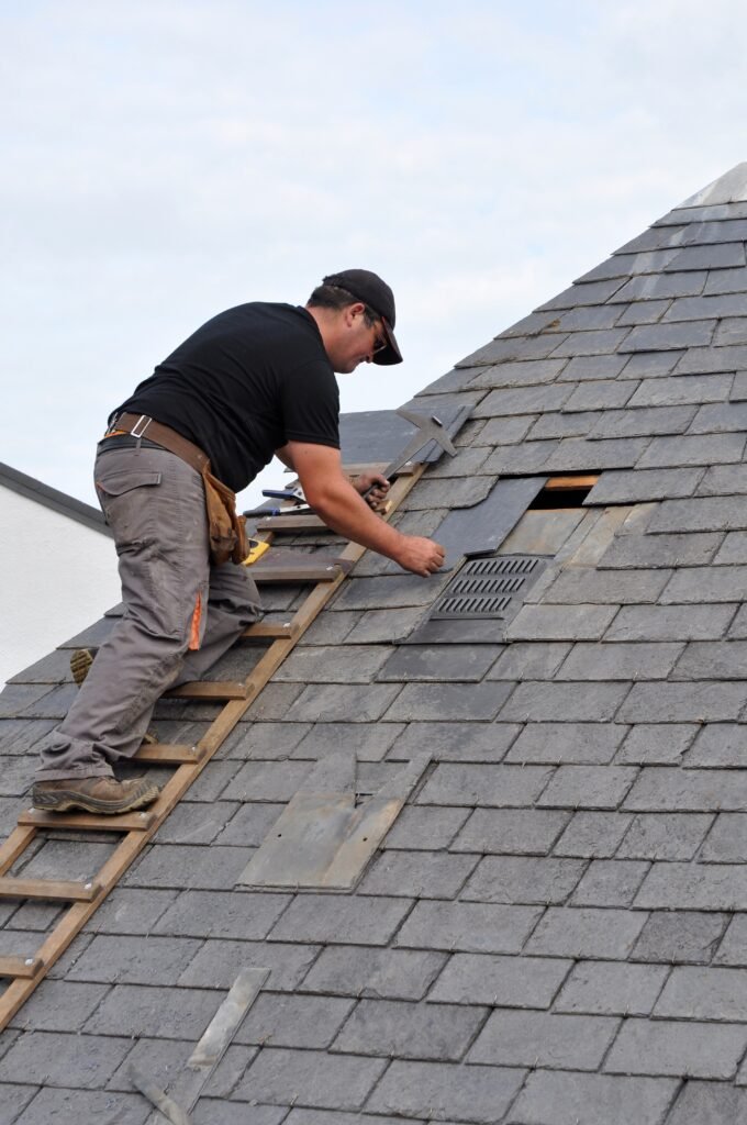 Slate roof repair work in Sevenoaks